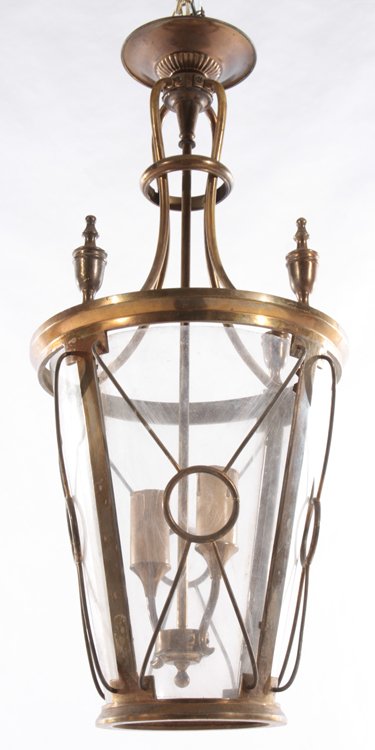 NEOCLASSICAL STYLE BRONZE LANTERN CIRCA 1940 (1 of 5)