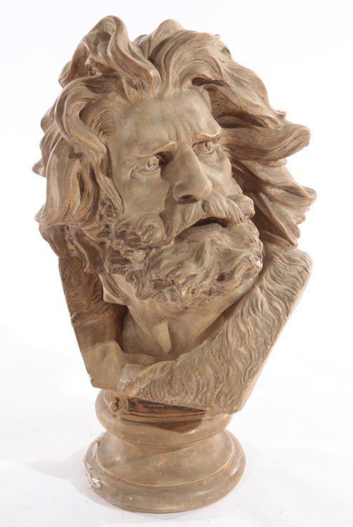AFTER FRANCOIS RUDE TERRACOTTA BUST CIRCA 1910 (1 of 7)