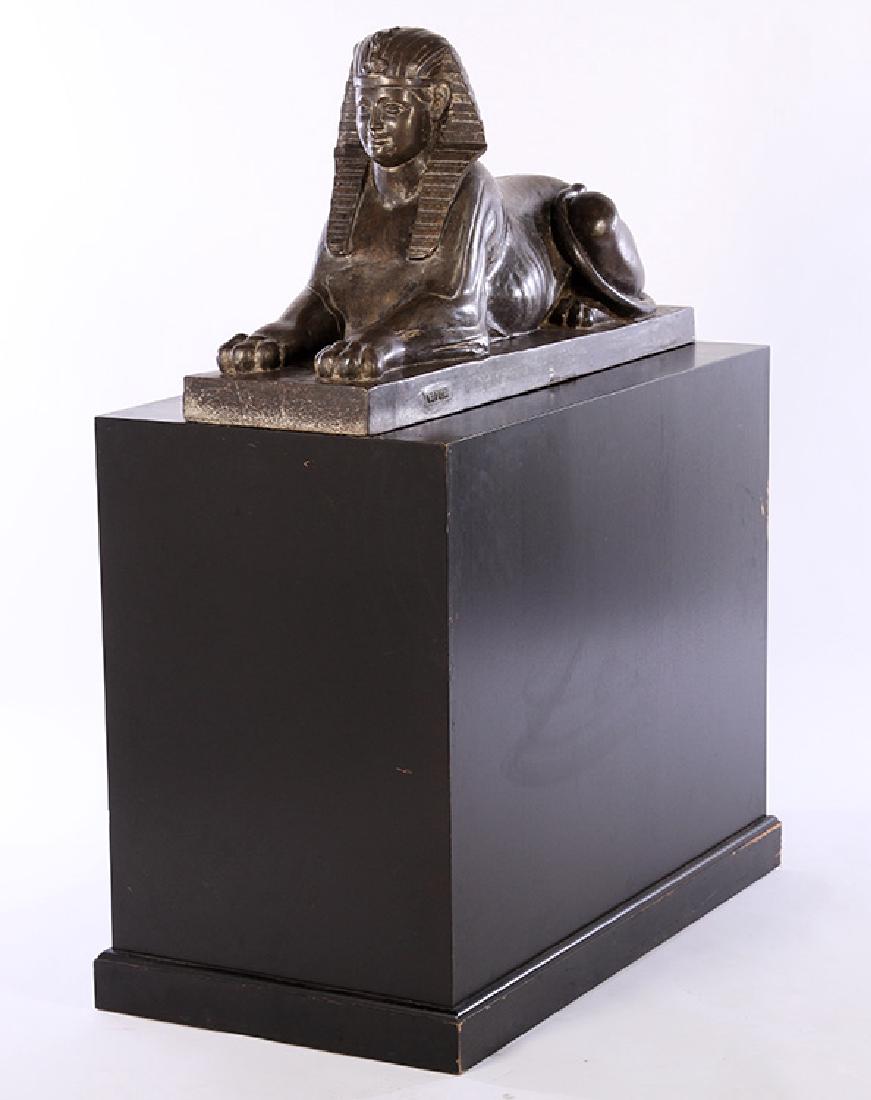 19TH CENT. FRENCH D'OSNE CAST IRON SPHINX (1 of 5)