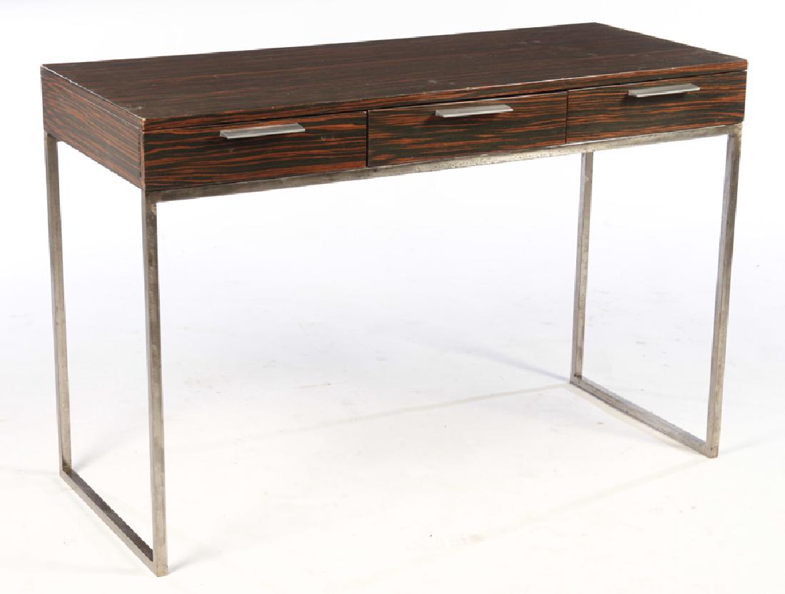 MACASSAR CONSOLE TABLE 3 DRAWERS WROUGHT IRON (1 of 5)