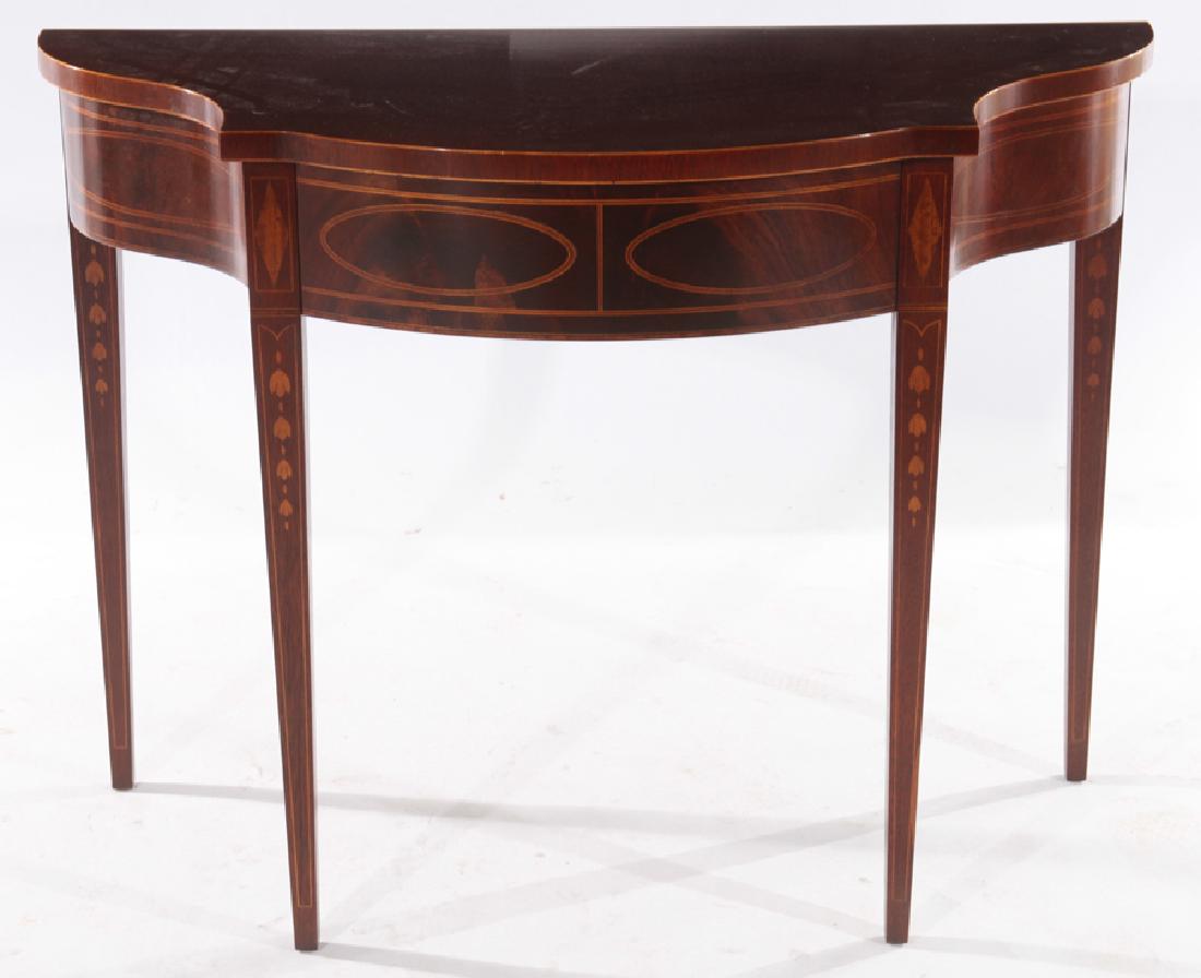 LABELED BAKER HISTORIC CHARLESTON CONSOLE TABLE (1 of 5)