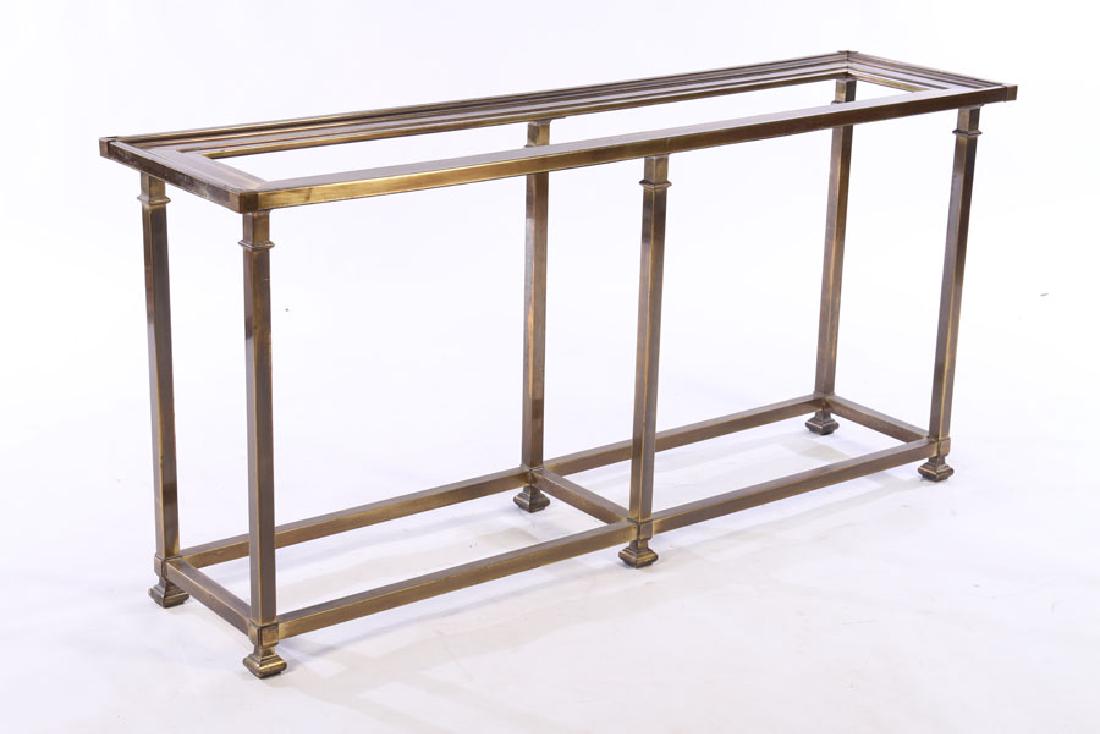 BRASS CONSOLE/SOFA TABLE (1 of 5)