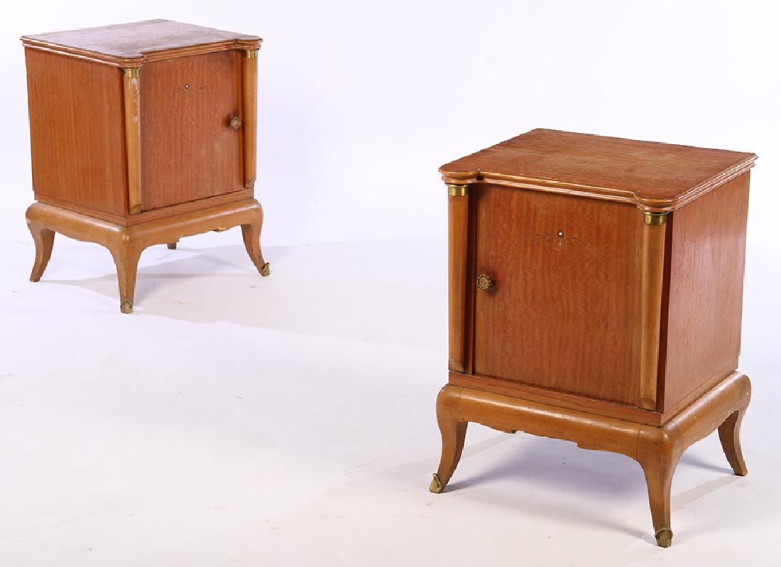 PAIR FRENCH SIDE CABINETS MANNER ANDRE ARBUS 1950 (1 of 7)