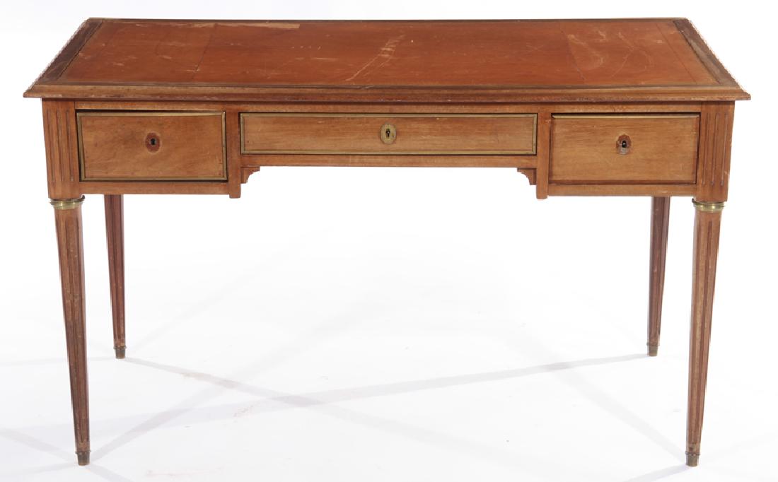 FRENCH LOUIS XVY DESK INSET LEATHER TOP 1940 (1 of 4)