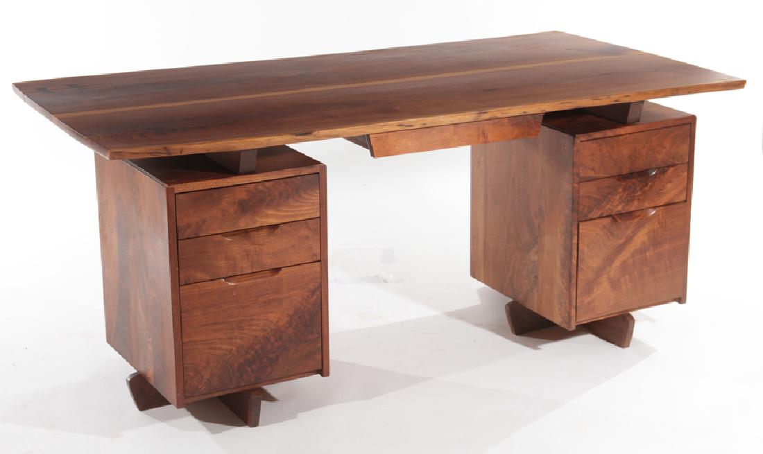 Studio Of George Nakashima Double Pedestal Desk Nov 11 2017