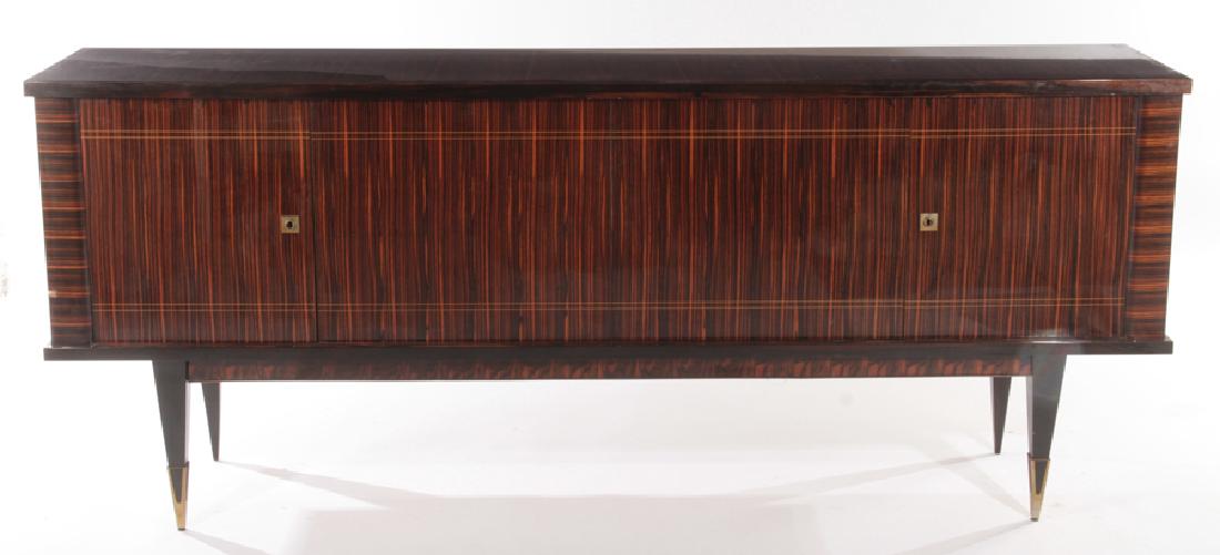 FRENCH MACASSAR EBONY SIDEBOARD CIRCA 1940 (1 of 6)