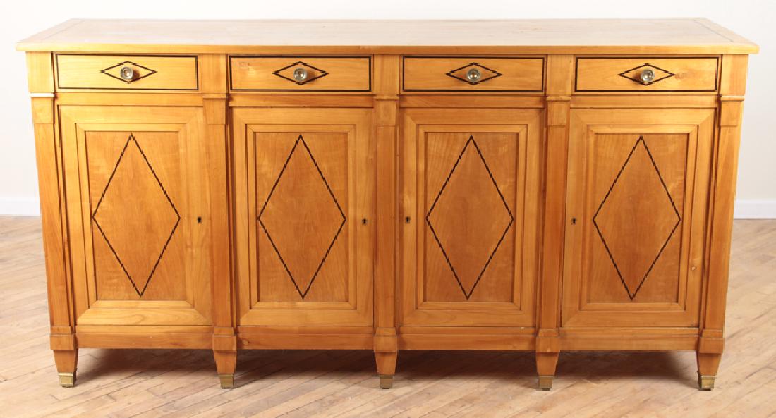 FRENCH 4 DOOR SIDEBOARD CIRCA 1950 (1 of 6)
