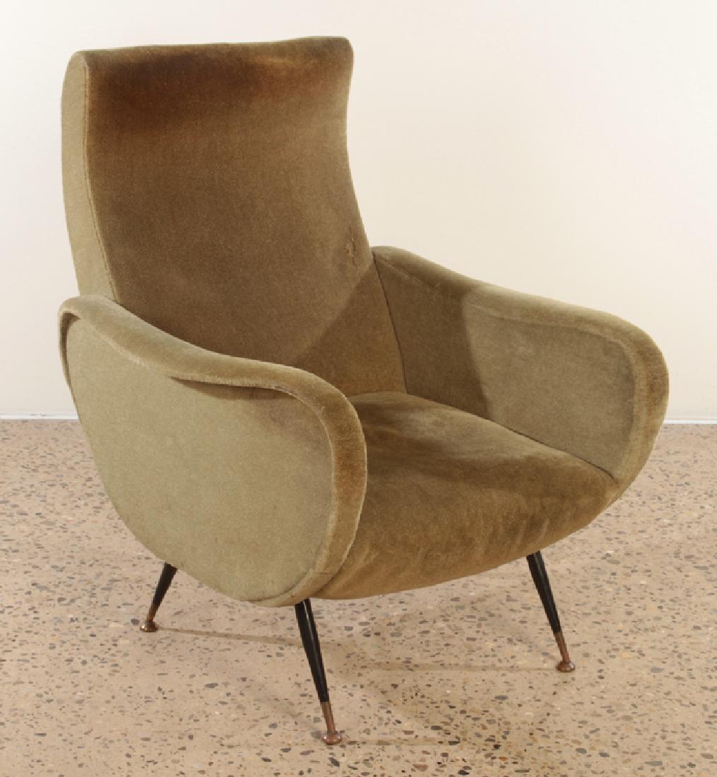 UPHOLSTERED ITALIAN CHAIR BY MARCO ZANUSO (1 of 5)