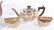 5 PC. ENGLISH STERLING SILVER TEA SET CIRCA 1940 - 3