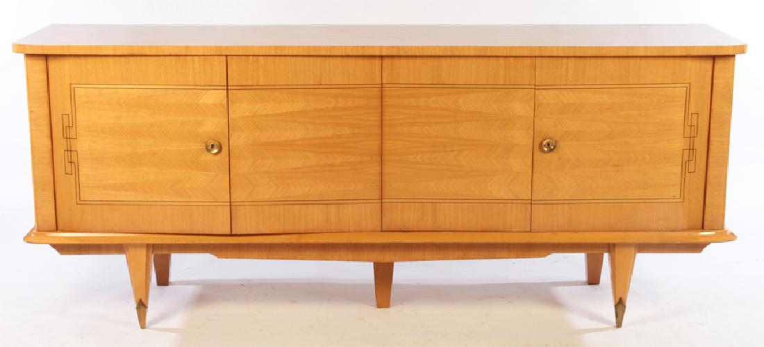 FRENCH MODERNIST 4 DOOR SIDEDBOARD C.1950 (1 of 6)