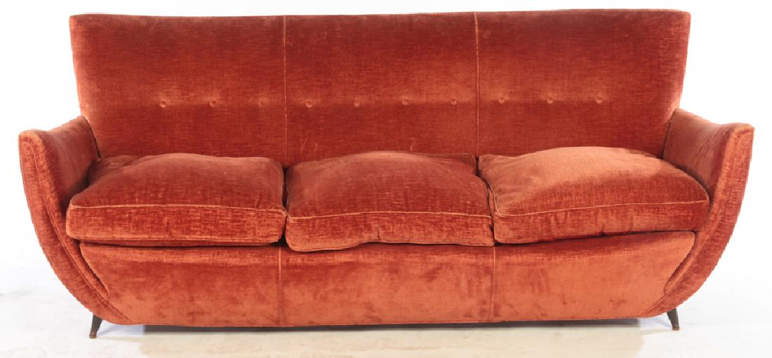 PAOLO BUFFA (ATTRIBUTED) SOFA ROSE COLOR C.1950 (1 of 4)