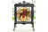 3006: RARE VICTORIAN WALNUT FIRESCREEN CIRCA 1880.