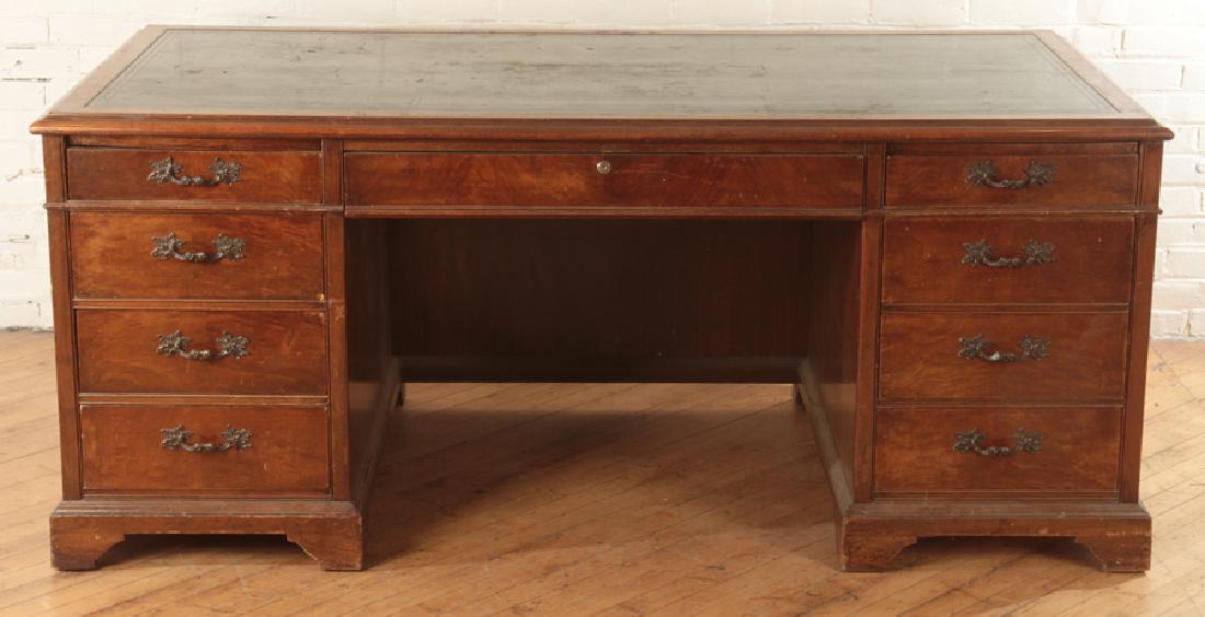 Labeled Shelbyville Desk Co Mahogany Desk Jan 20 2018