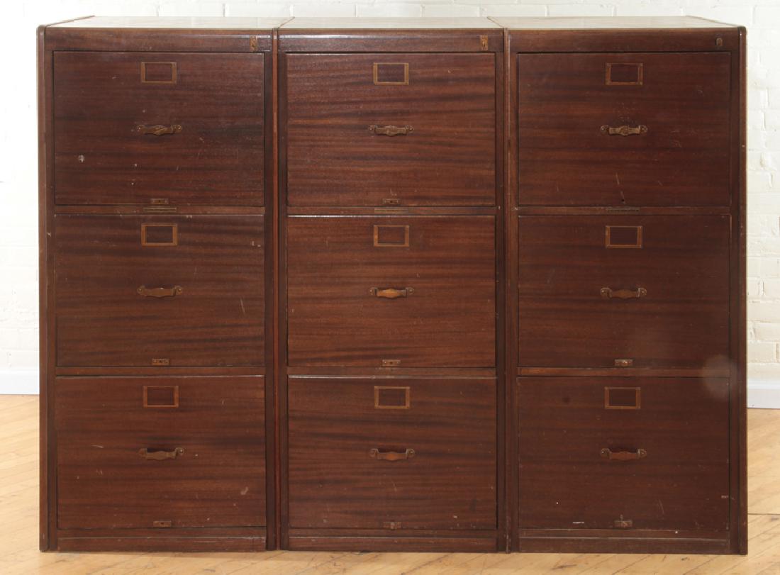 LABELED LIBRARY BUREAU SOLE MAKERS FILING CABINET (1 of 5)