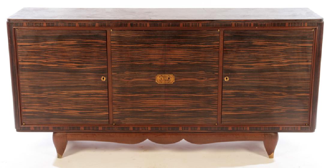 FRENCH ART DECO MACASSAR SIDEBOARD C.1940 (1 of 6)