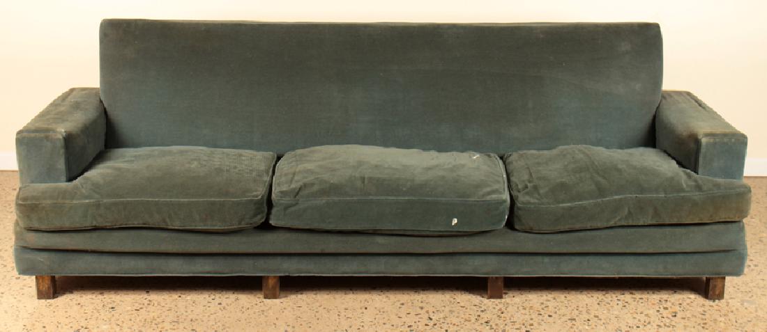JACQUES ADNET UPHOLSTERED SOFA CIRCA 1940 (1 of 4)