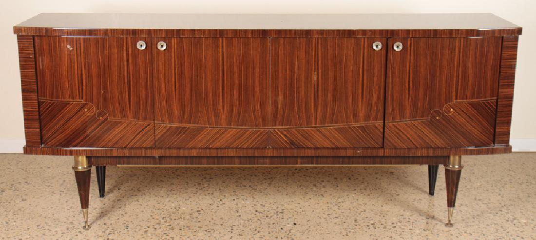 FRENCH MACASSAR 4 DOOR SIDEBOARD C.1960 (1 of 7)