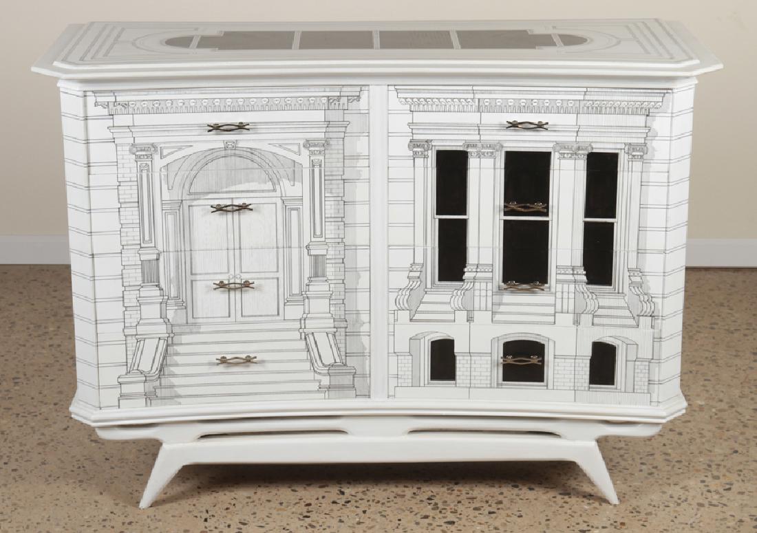 FORNASETTI STYLE 8 DRAWER COMMODE (1 of 6)