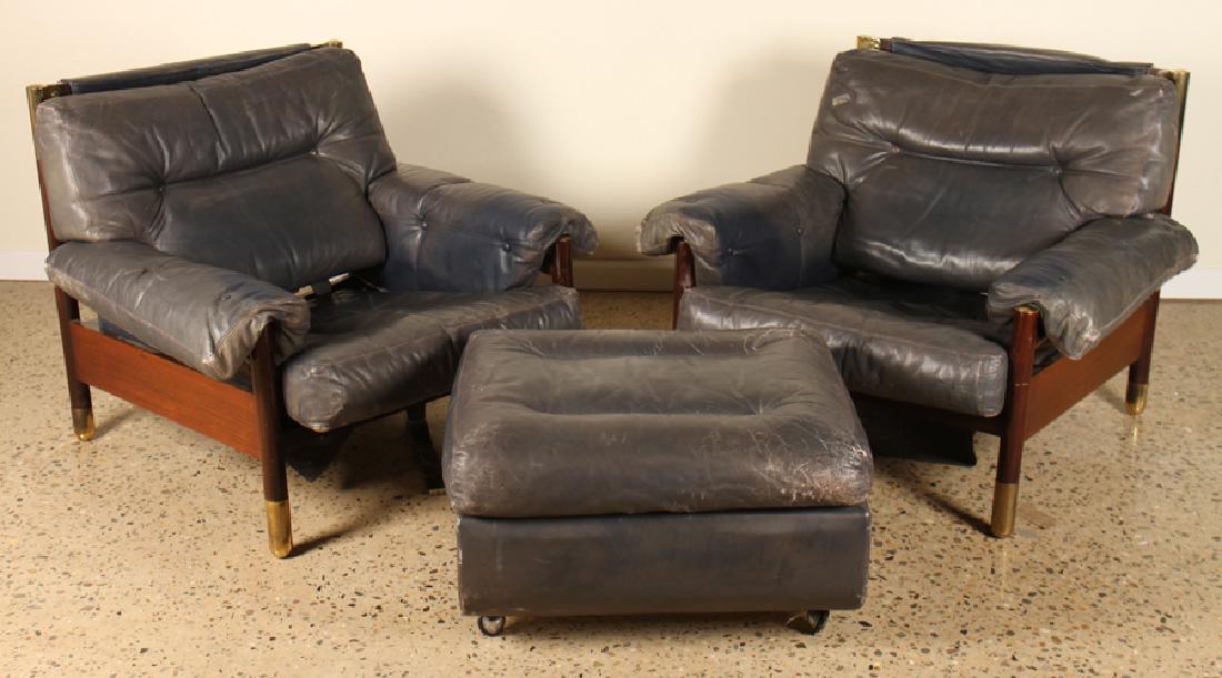 PAIR CARLO DI CARLI ROSEWOOD LOUNGE CHAIRS C.1960 (1 of 5)