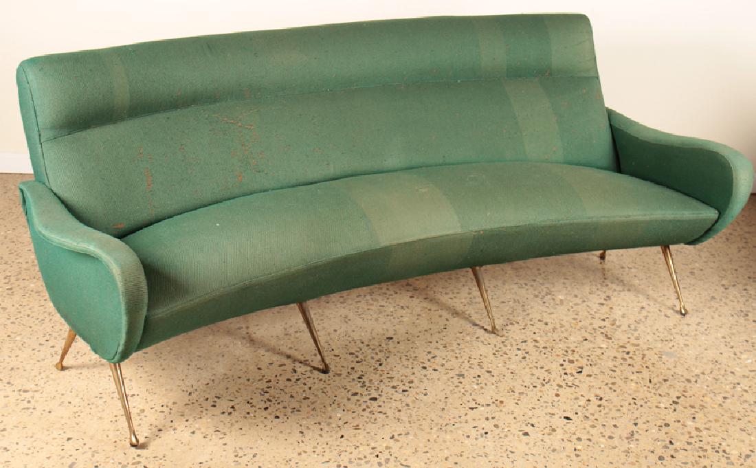 ITALIAN SETTEE MANNER OF MARCO ZANUSO C.1960 (1 of 4)