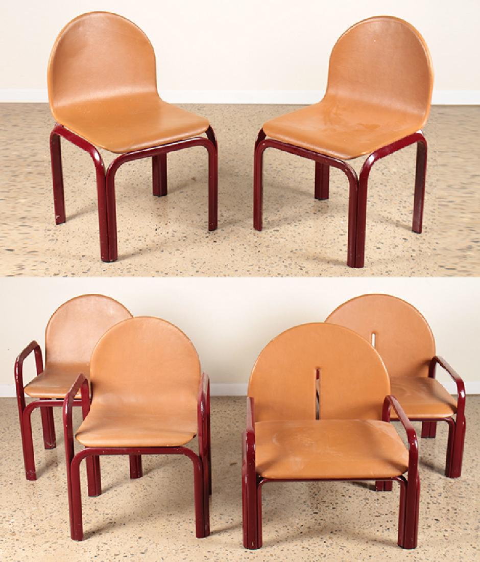 3 PAIRS OF GAE AULENTI CHAIRS (1 of 11)