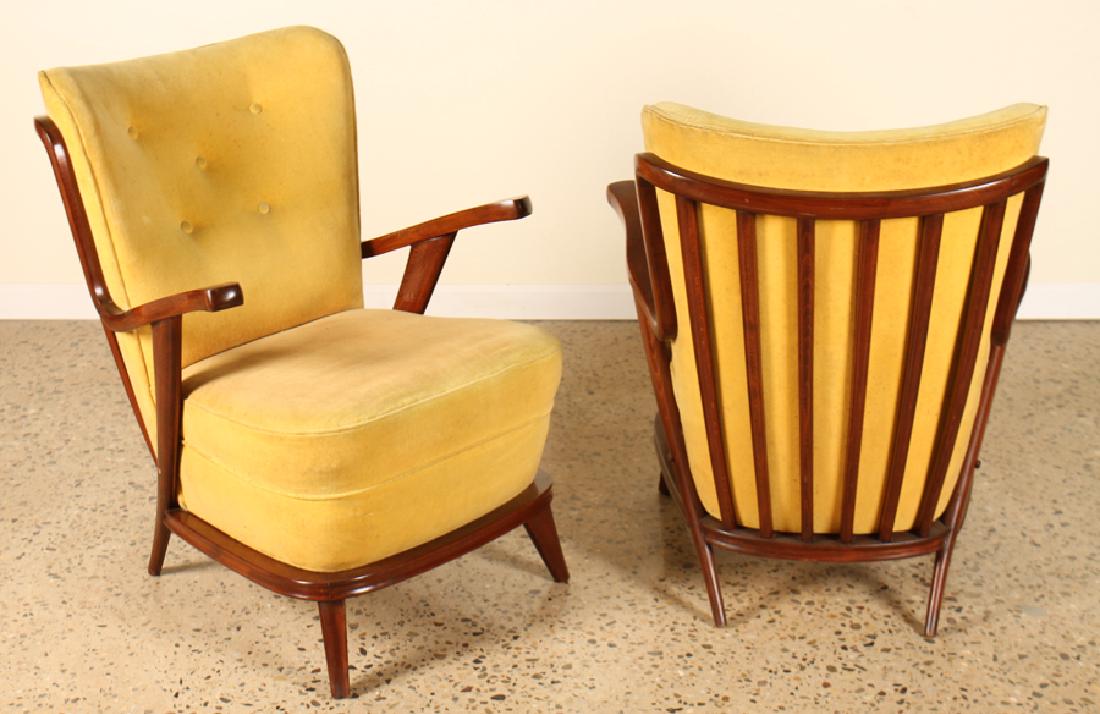 PAIR PAULO BUFFA STYLE LOUNGE CHAIRS CIRCA 1950 (1 of 6)