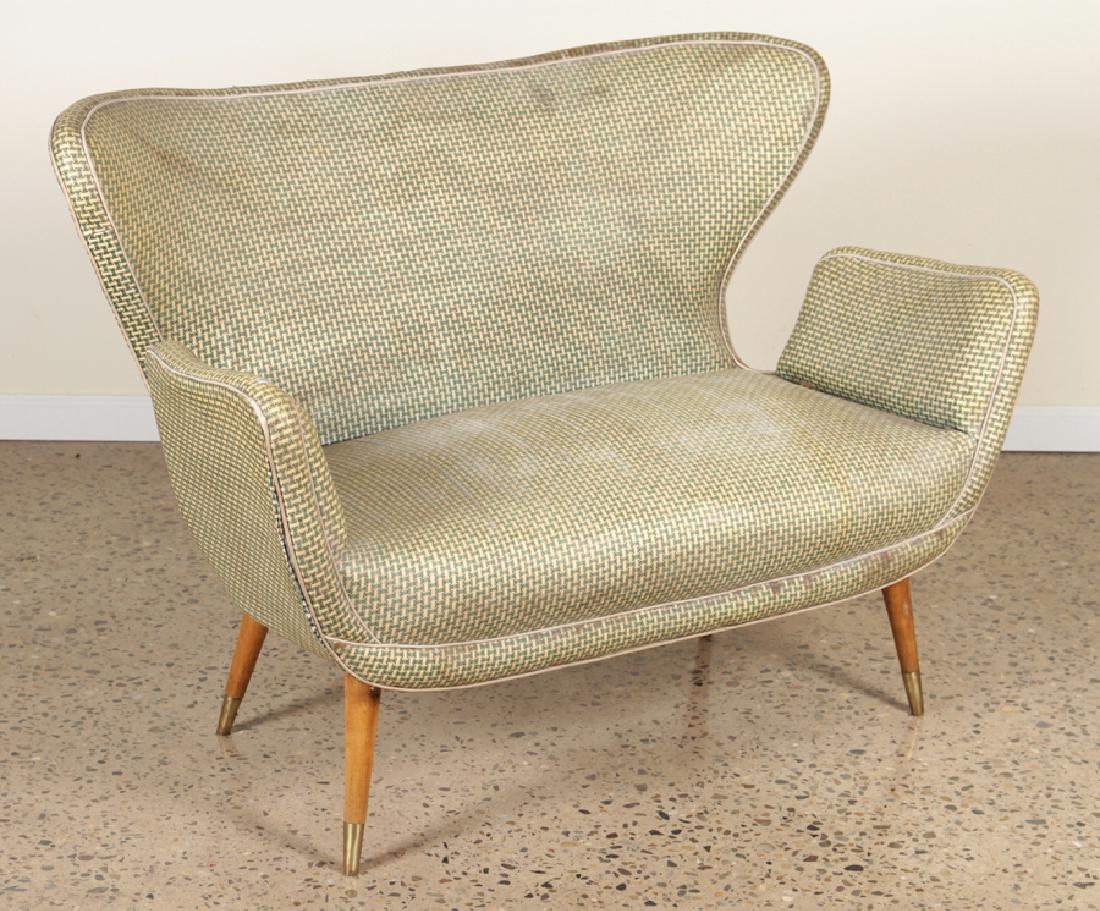 ITALIAN BUTTERFLY SETTEE BY PAOLO BUFFA C.1960 (1 of 4)