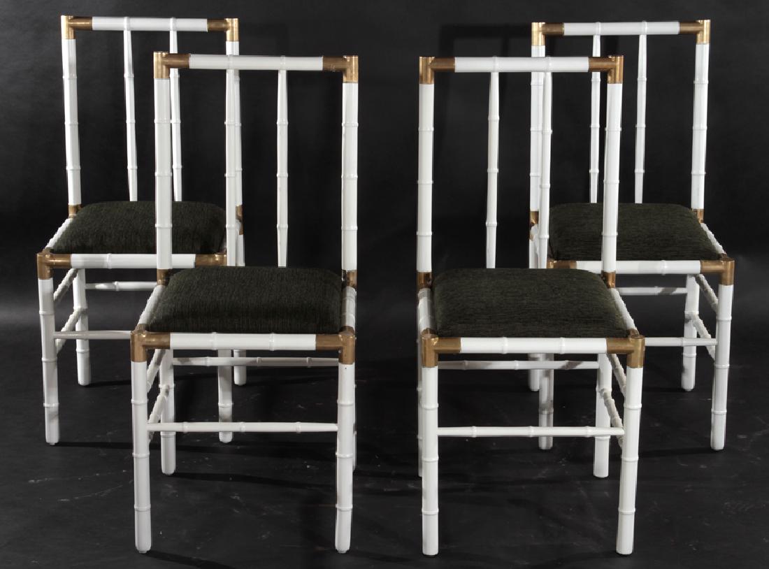 SET 4 BILLY HAINES STYLE DINING CHAIRS CIRCA 1970 (1 of 5)