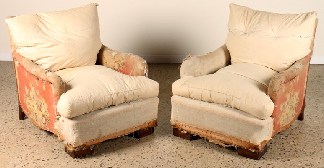 UPHOLSTERED CLUB CHAIRS MANNER OF ANDRE ARBUS (1 of 5)