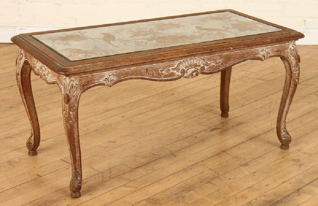 JANSEN COFFEE TABLE ON STYLIZED CABRIOLE LEGS (1 of 5)