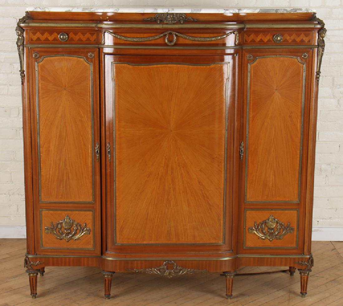 LOUIS XV STYLE SATINWOOD CABINET CIRCA 1930 (1 of 5)