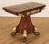 REGENCY STYLE ROSEWOOD FLIP TOP GAMES TABLE - 2