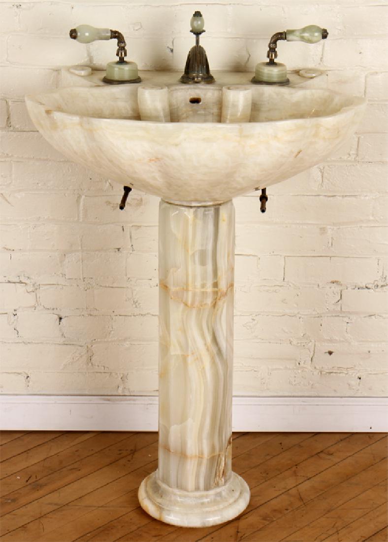 SHERLE WAGNER ONYX SHELL FORM SINK (1 of 5)