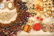 SHADOWBOX OF 20 VINTAGE COSTUME JEWELRY PIECES - 5