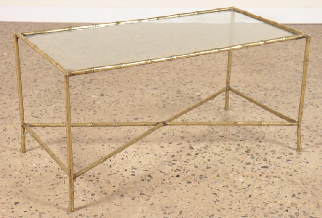BAGUES STYLE BRONZE COFFEE TABLE C.1960 (1 of 4)