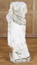 CARVED MARBLE GARDEN FIGURAL FRAGMENT - 5