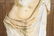 CARVED MARBLE GARDEN FIGURAL FRAGMENT - 3