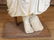 CARVED MARBLE GARDEN FIGURAL FRAGMENT - 4