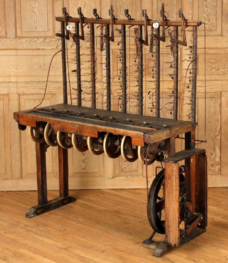 INTERESTING 19TH CENTURY WOOD AND IRON MACHINE (1 of 8)