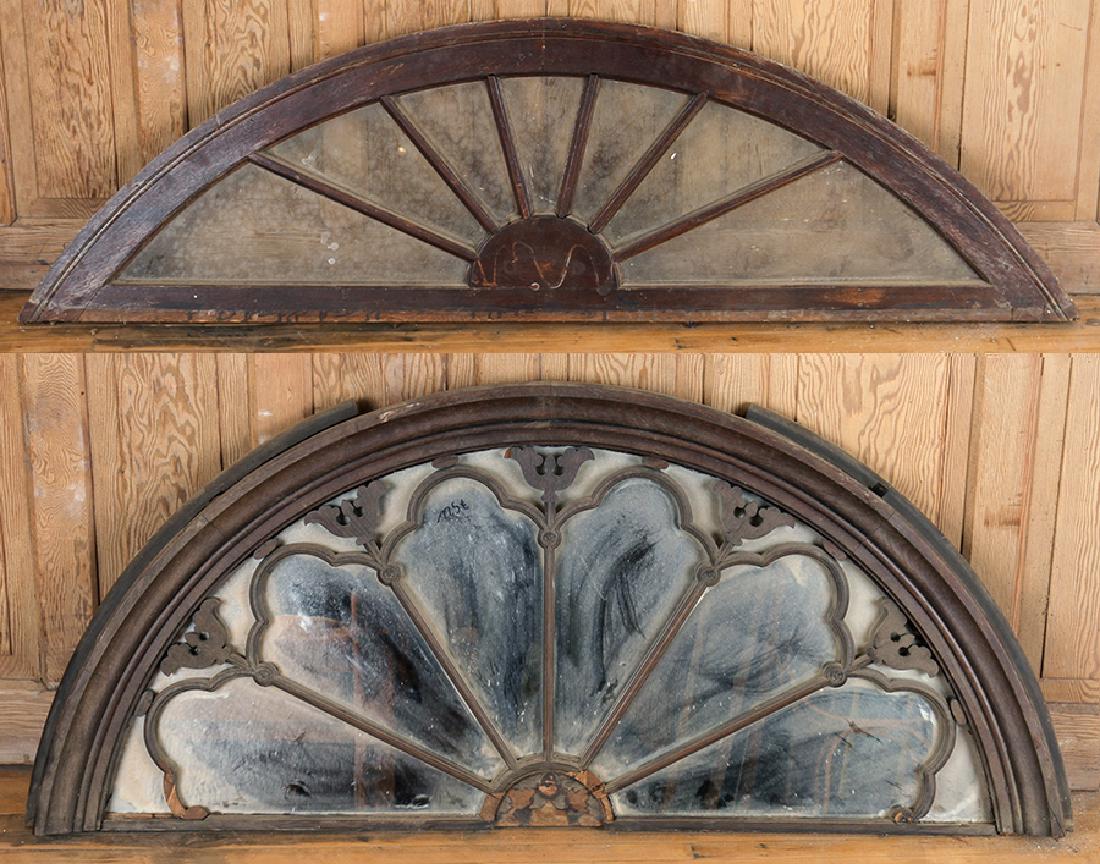 SET OF 2 19TH CENTURY ARCH TOP TRANSOMES (1 of 6)