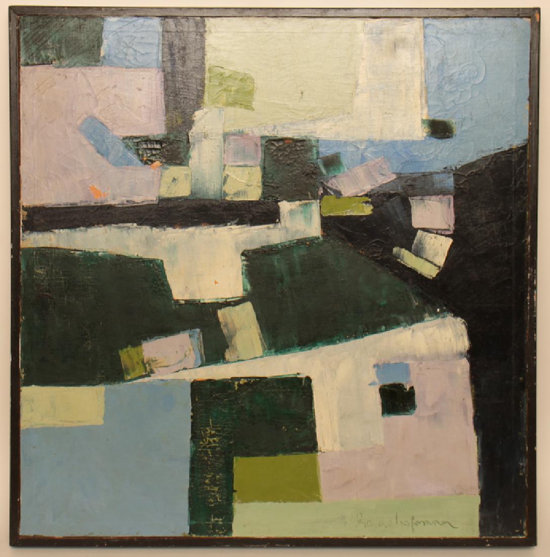 MANNER OF HANS HOFMANN OIL ON CANVAS SIGNED (1 of 5)