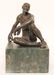 JOSPEH BROWN "SEATED BOXER" BRONZE STATUE