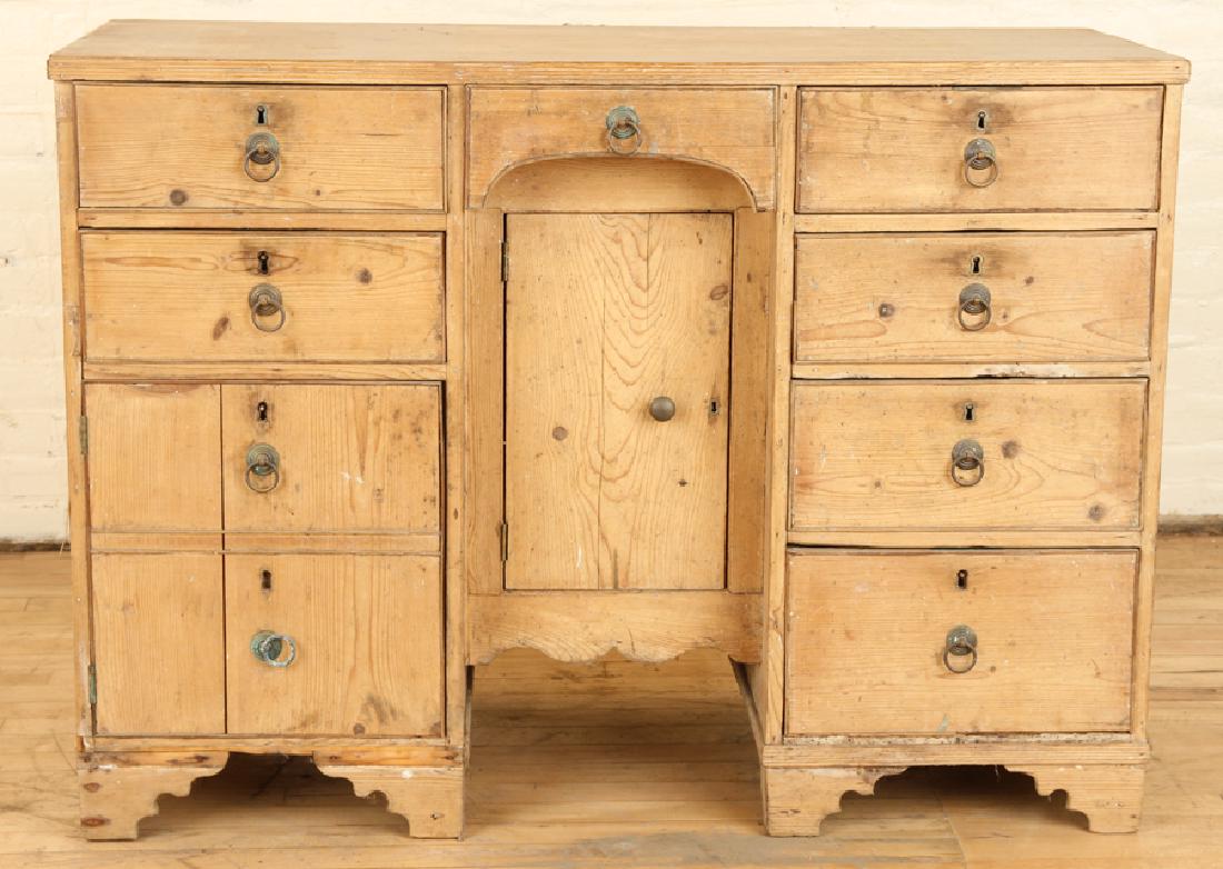 19TH CENTURY ENGLISH PINE NINE DRAWER DRESSER (1 of 6)