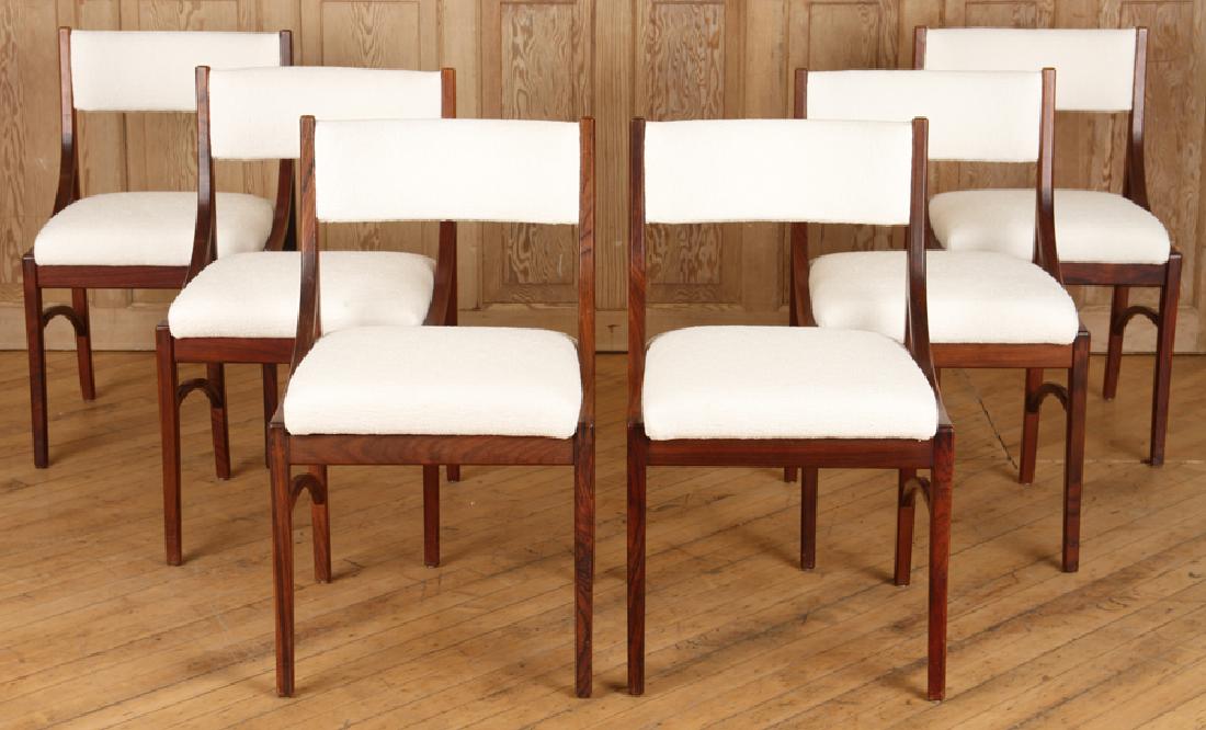 SET 6 ROSEWOOD ITALIAN ICO PARISI DINING CHAIRS (1 of 5)