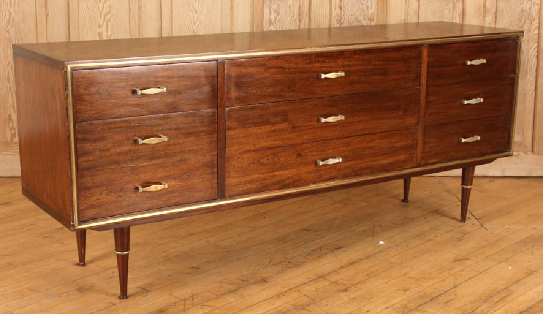 ITALIAN MID CENTURY MODERN BRONZE MOUNTED DRESSER (1 of 5)