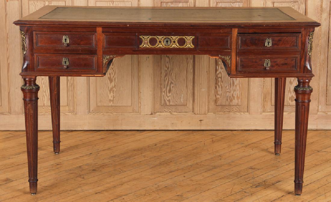 FRENCH MAHOGANY LOUIS XVI STYLE WRITING DESK 1910 (1 of 4)