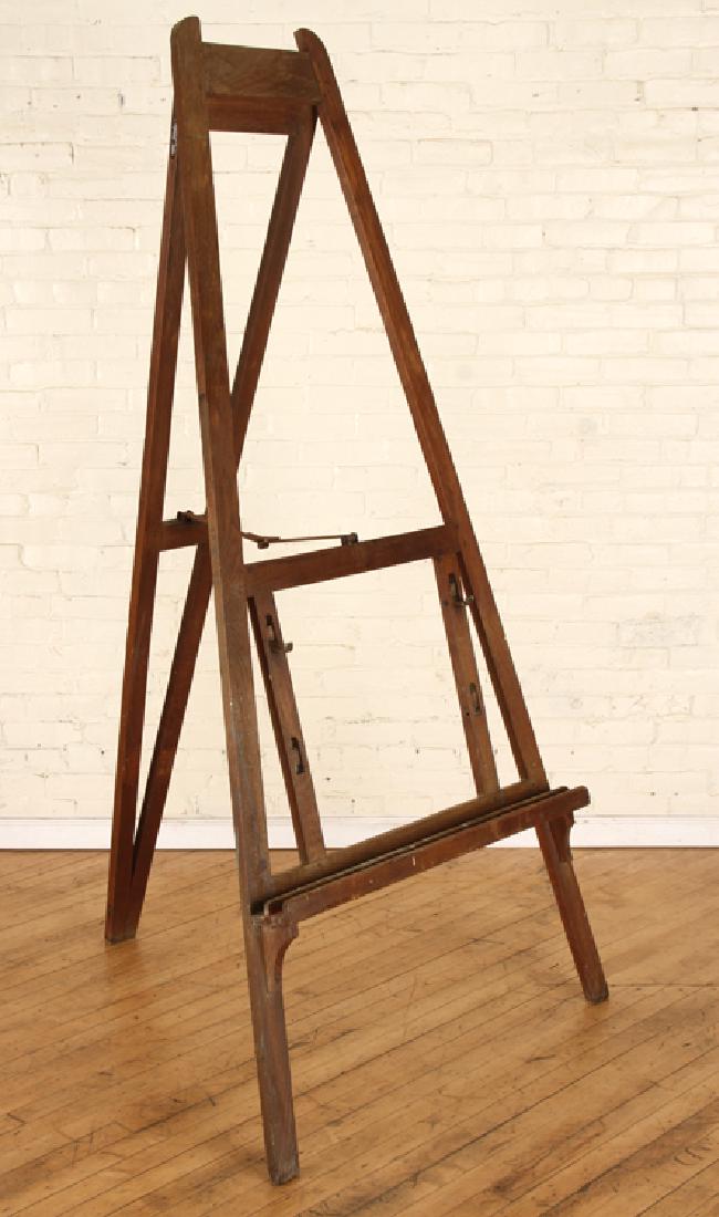19TH CENTURY RUSTIC OAK EASEL (1 of 6)