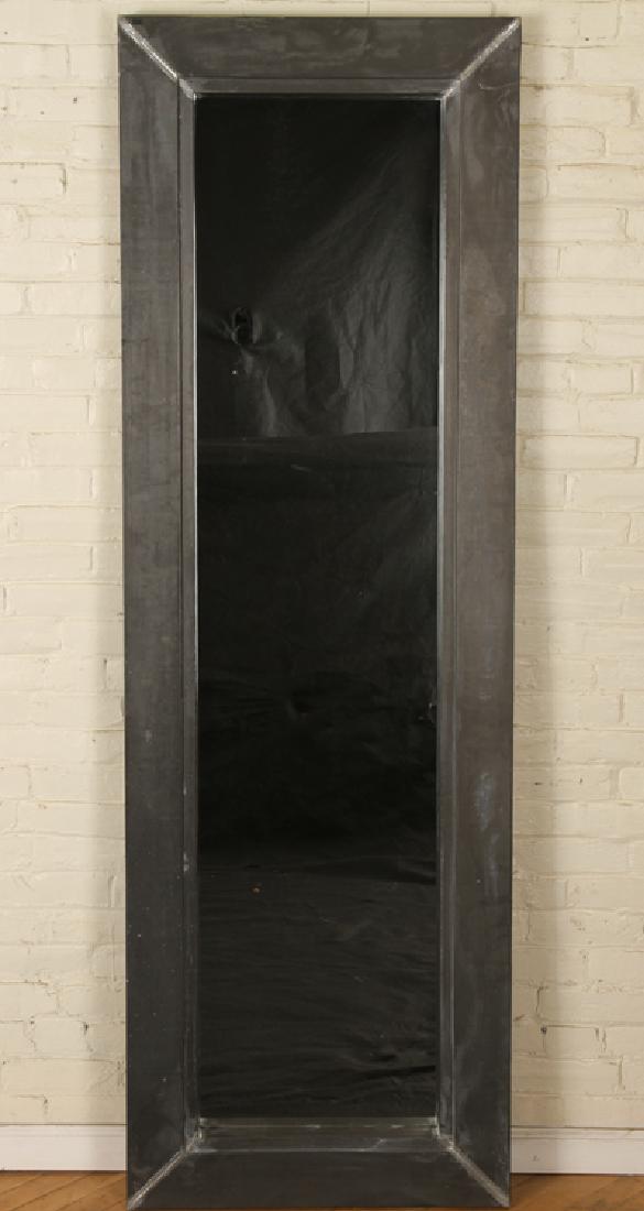 MID CENTURY MODERN ZINC CLAD MIRROR (1 of 3)