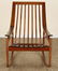 MID CENTURY MODERN ROCKING CHAIR SLOPED ARMS - 2