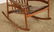 MID CENTURY MODERN ROCKING CHAIR SLOPED ARMS - 4